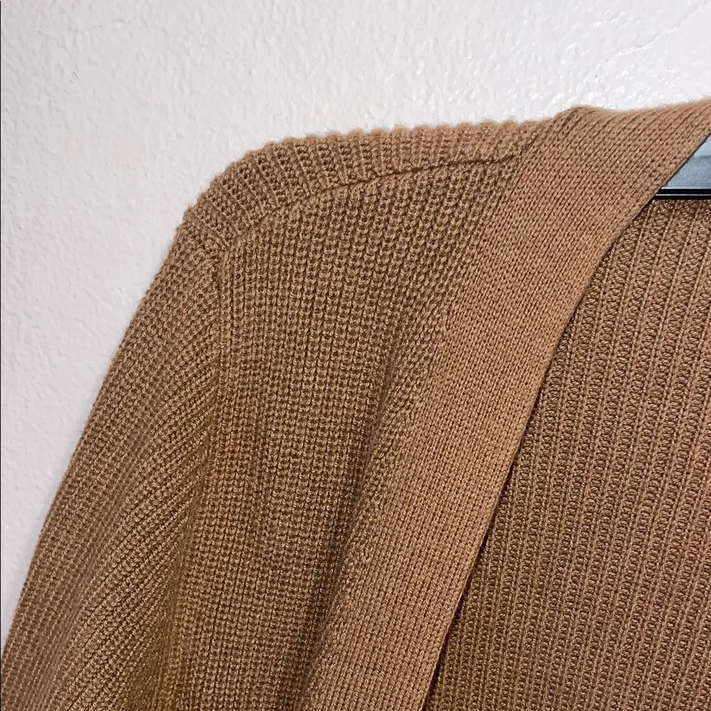 Old Navy Brown Open-Front Long Cardigan